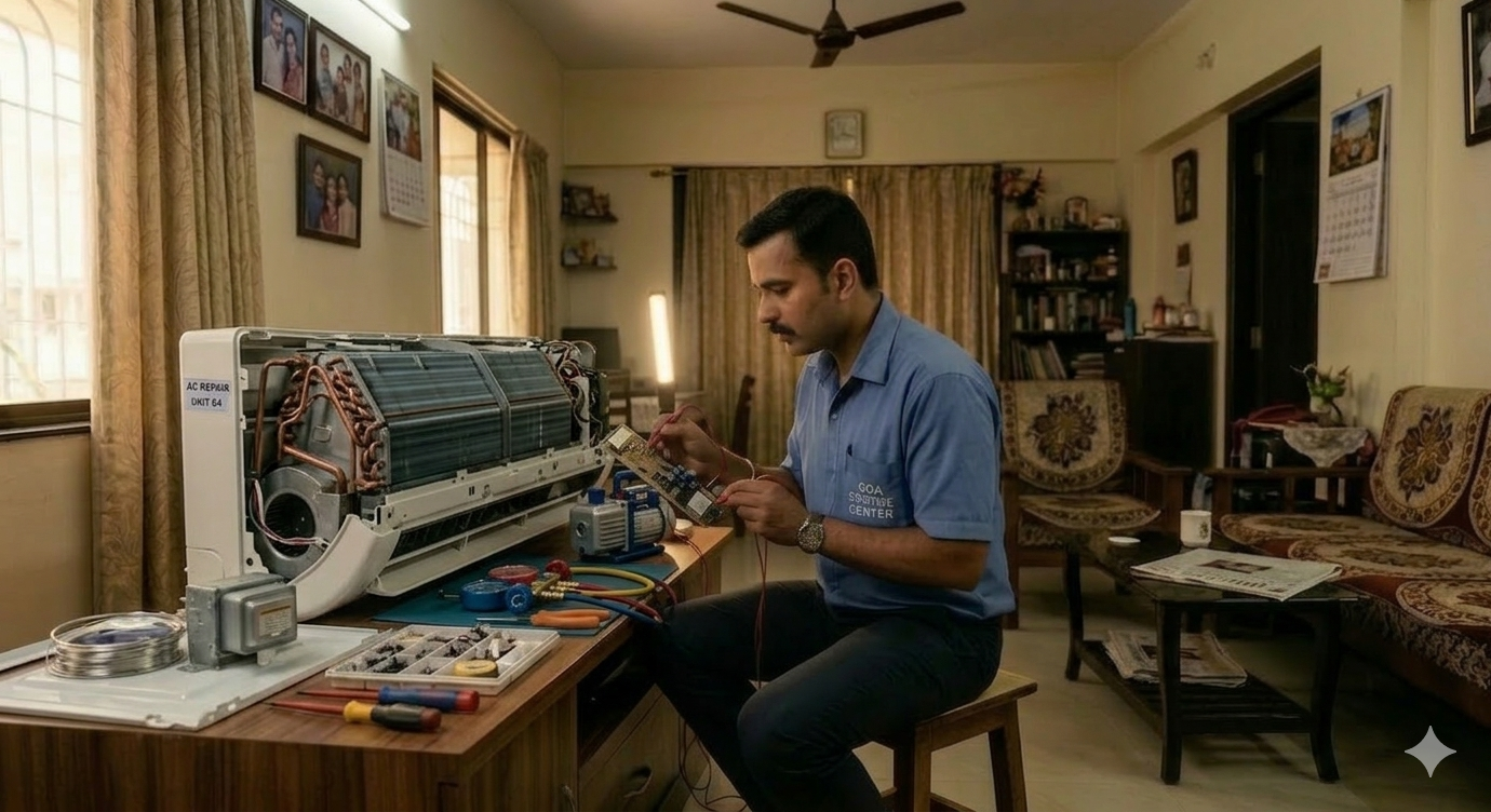 Goa Service Center, We Provide Comprehensive Repair Solutions for All Major Home Appliances, Regardless of the Brand or Model: While Many Repair Services Come and Go, Our 20-year Journey is Built on a Foundation of Technical Mastery and Customer Loyalty. We Use the Latest Technologies and Upgraded Tools to Repair the Damaged Part of the Washing Machine, Microwave Oven, Refrigerator, Ac, and Dish Washer Led/lcd Tv, Designed and Developed by Industry Leaders. In the Present Scenario, Home Appliance Repair Services is Not an Issue for the People Staying in Goa